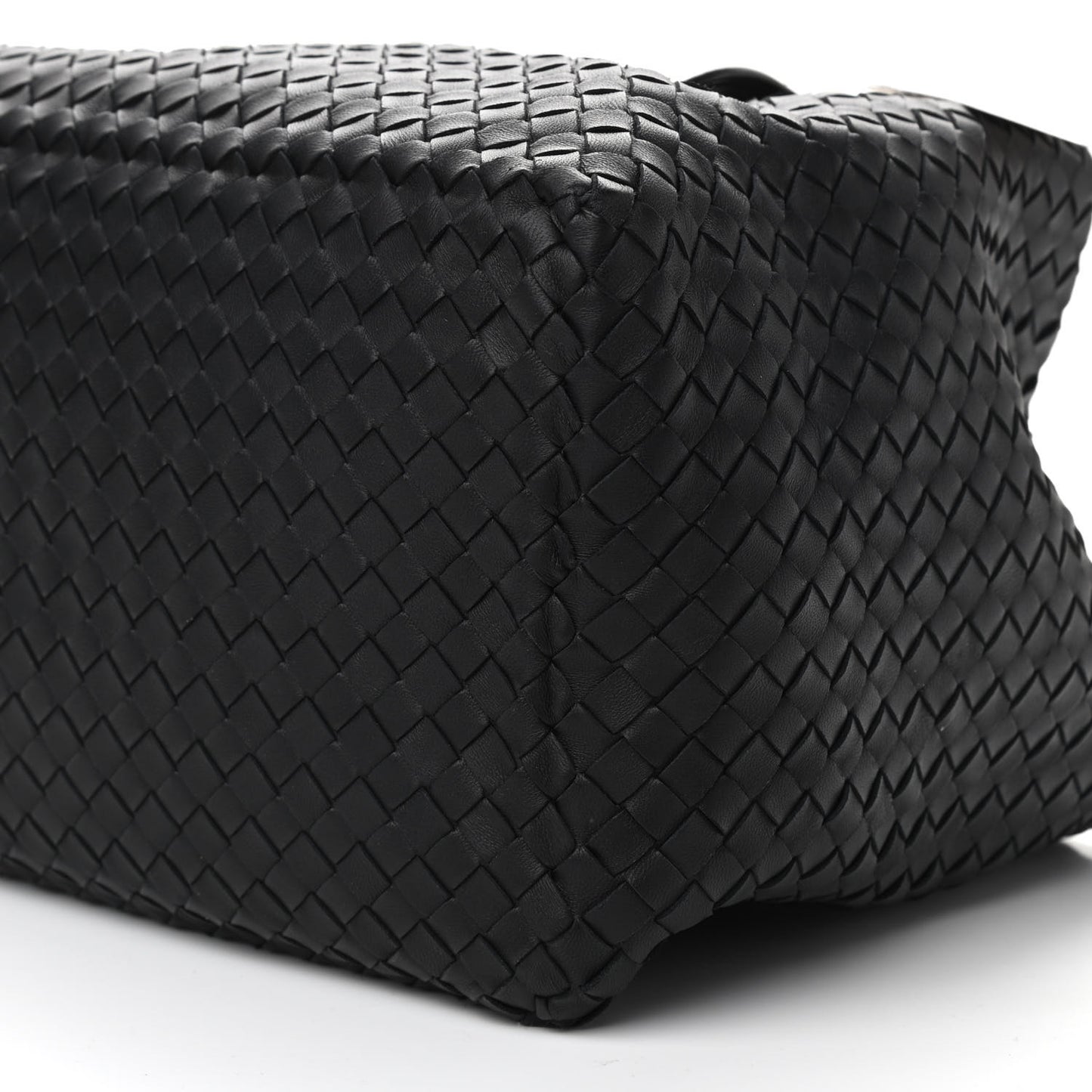 Nappa Intrecciato Medium Seamless Tote Black