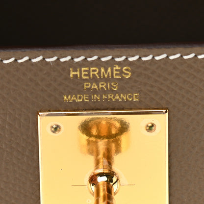 Hermes Epsom Kelly Sellier 28 Etoupe 6 of 11