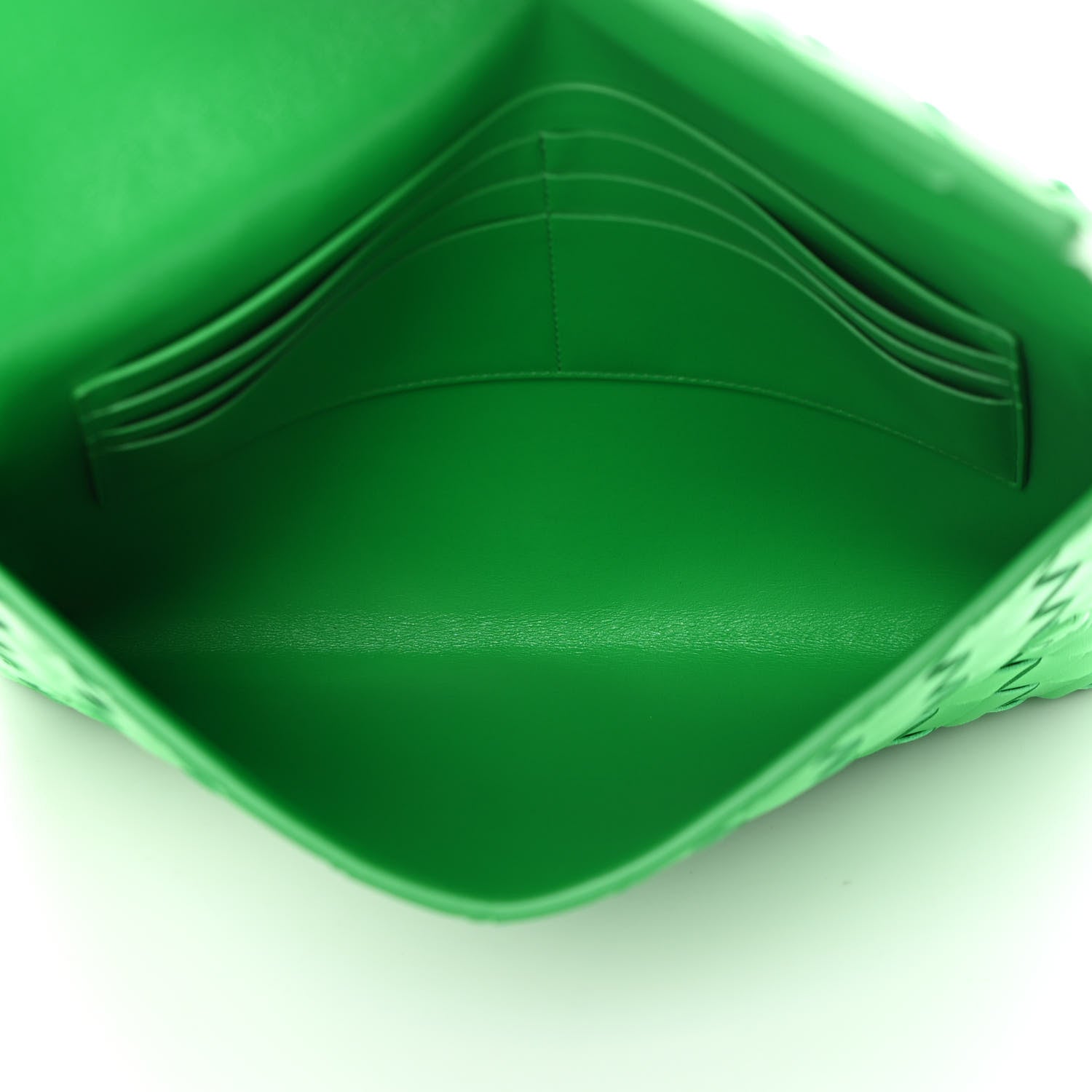 Bottega Veneta Nappa Intrecciato Flap Pouch Parakeet 5 of 10