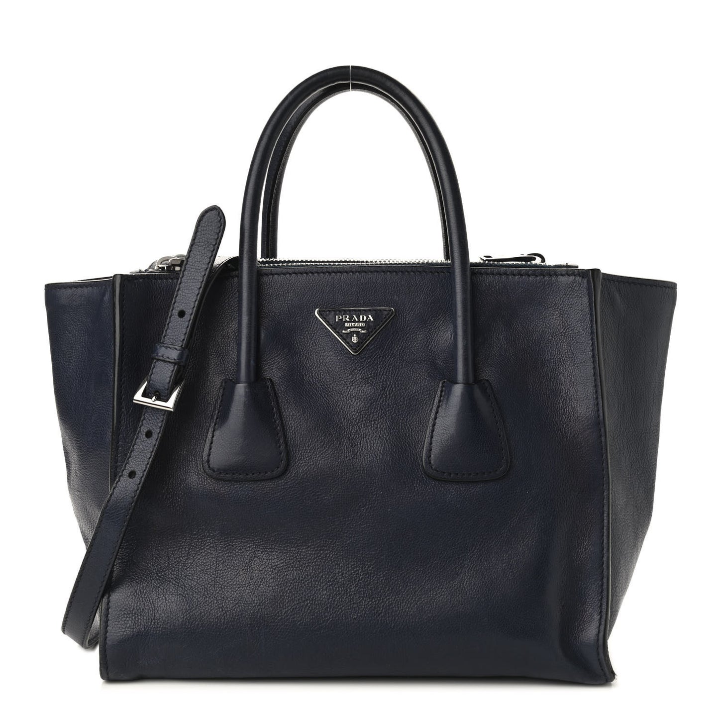 Glace Calf Twin Pocket Tote Baltico