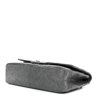 Chanel Aged Calfskin Quilted 50th Anniversary 2.55 Reissue 227 Flap Grey 11 of 13