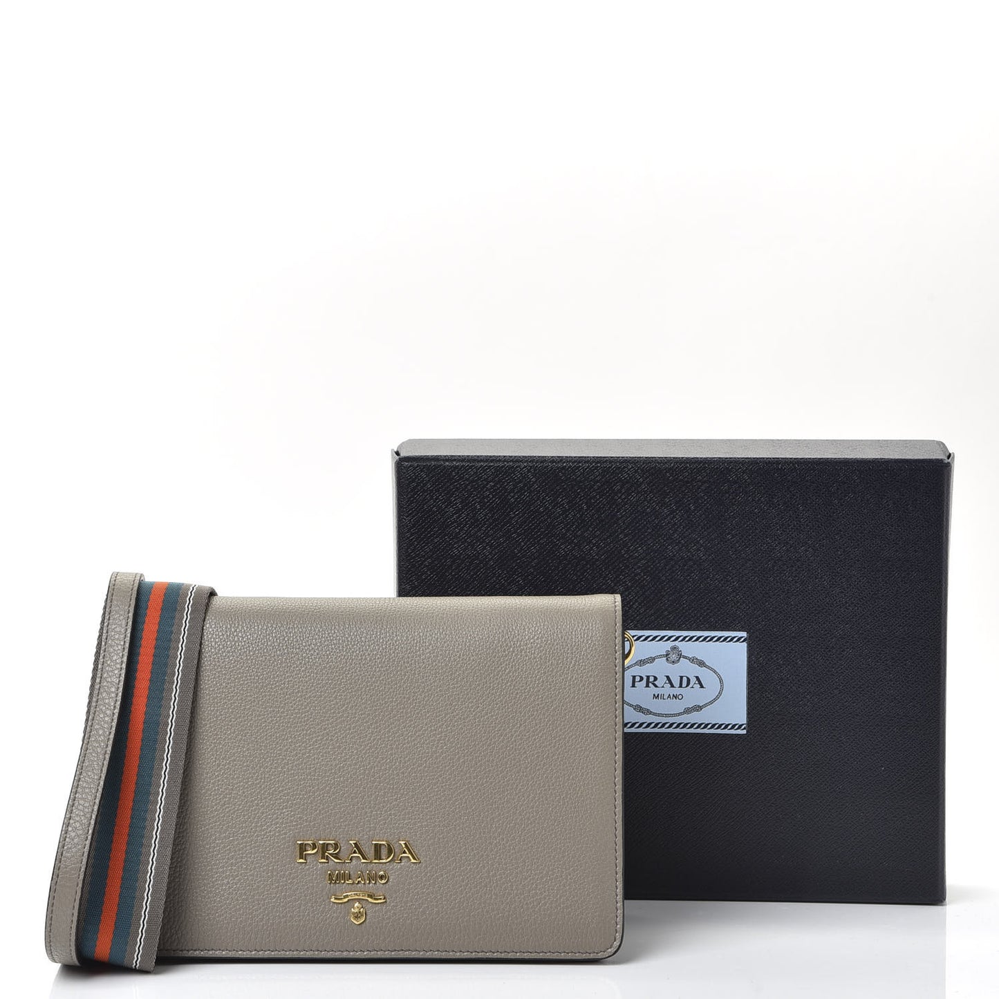 Vitello Daino Flap Crossbody Argilla