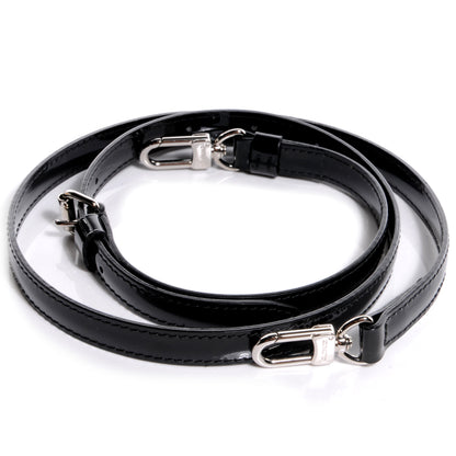 Louis Vuitton Patent 16mm Adjustable Shoulder Strap Black 1 of 6