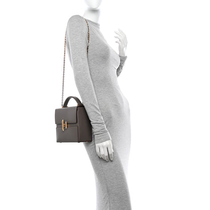 Hermes Epsom Cinhetic Boxy Top Handle Bag Etain 2 of 15