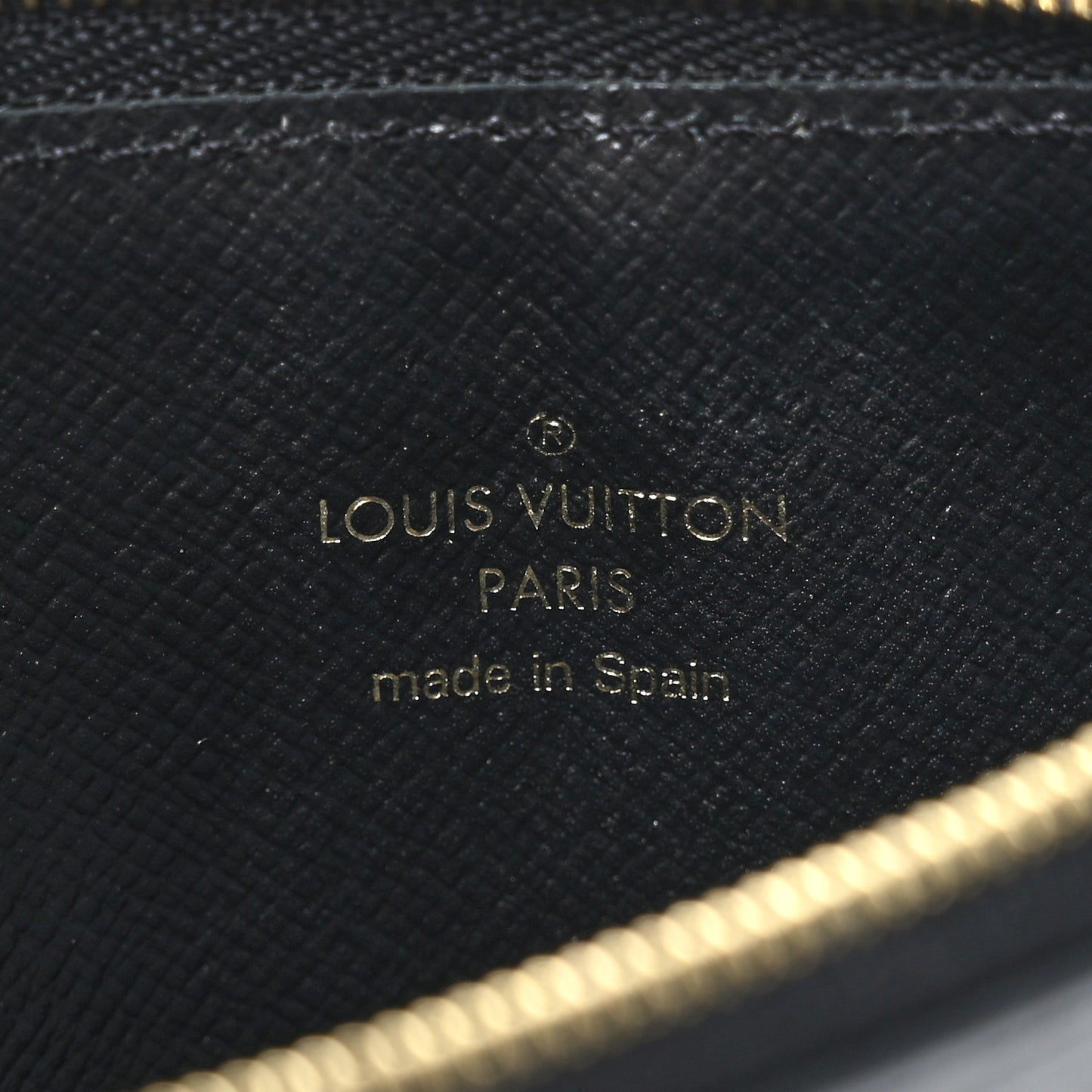 Monogram Slim Purse Black