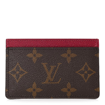 Louis Vuitton Monogram Card Holder Fuchsia 1 of 5