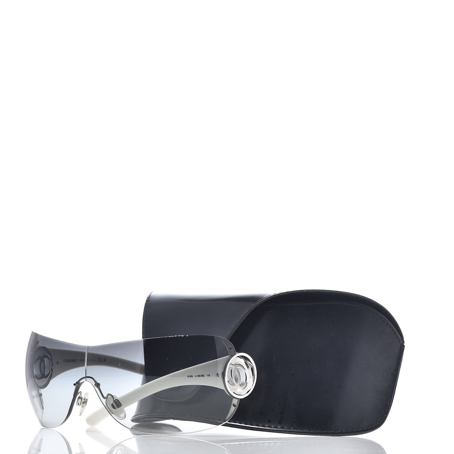 Chanel CC Sunglasses 4145 White 8 of 8