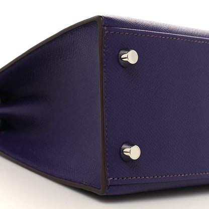Hermes Epsom Kelly Sellier 25 Iris 9 of 12