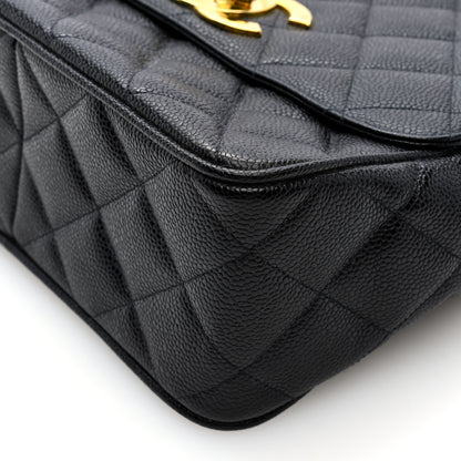 Chanel Caviar Quilted XL Single Flap Black 10 of 10