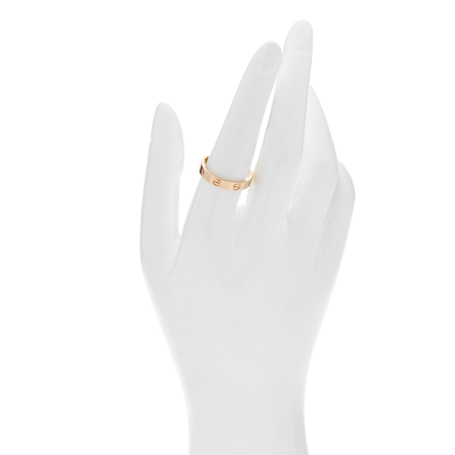 18K Yellow Gold 3.5mm LOVE Wedding Band Ring 57 8