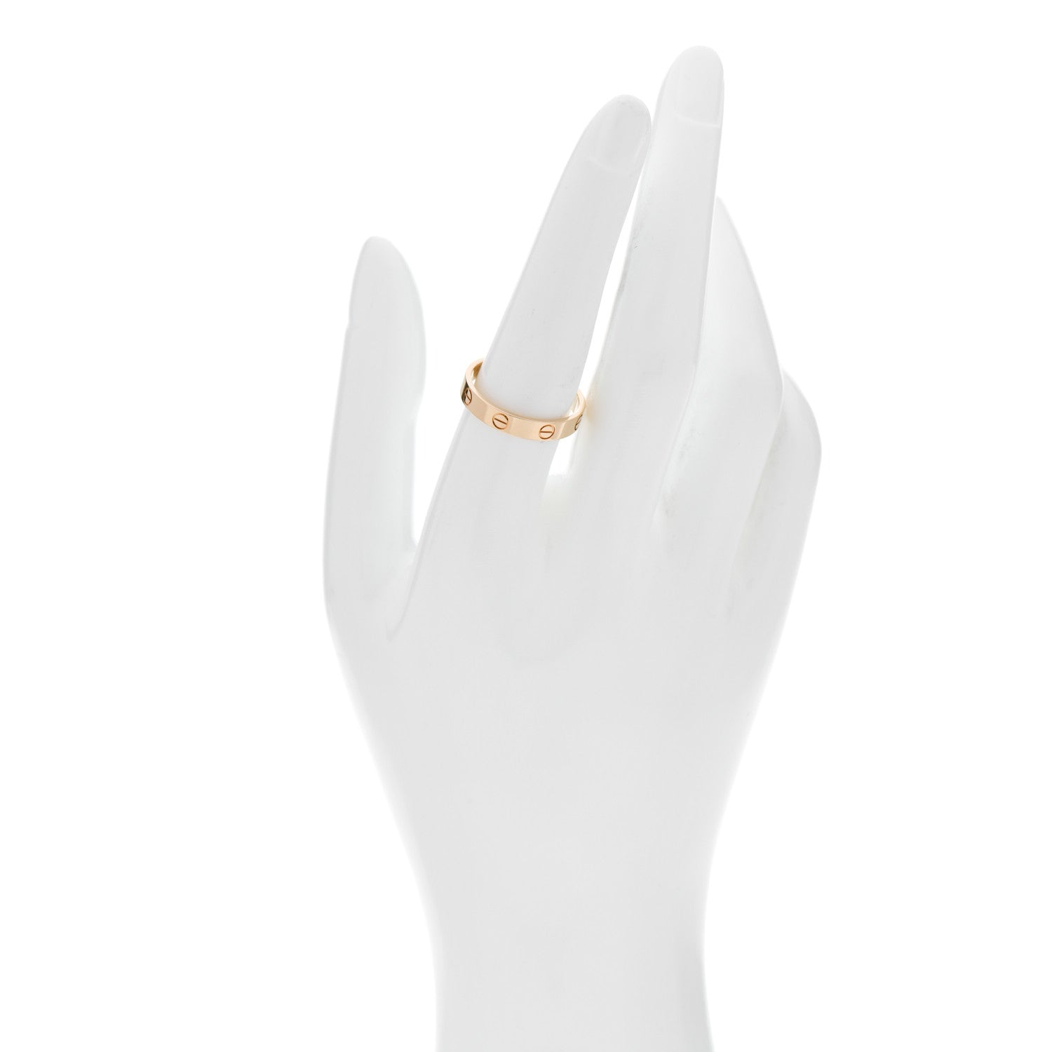 Cartier 18K Yellow Gold 3.5mm LOVE Wedding Band Ring 57 8 2 of 5