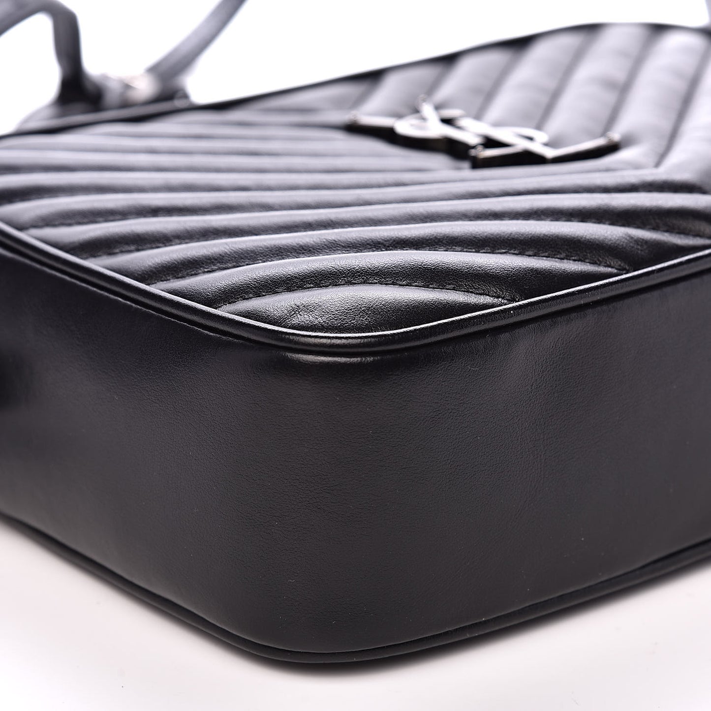 Calfskin Matelasse Monogram Lou Camera Bag Black