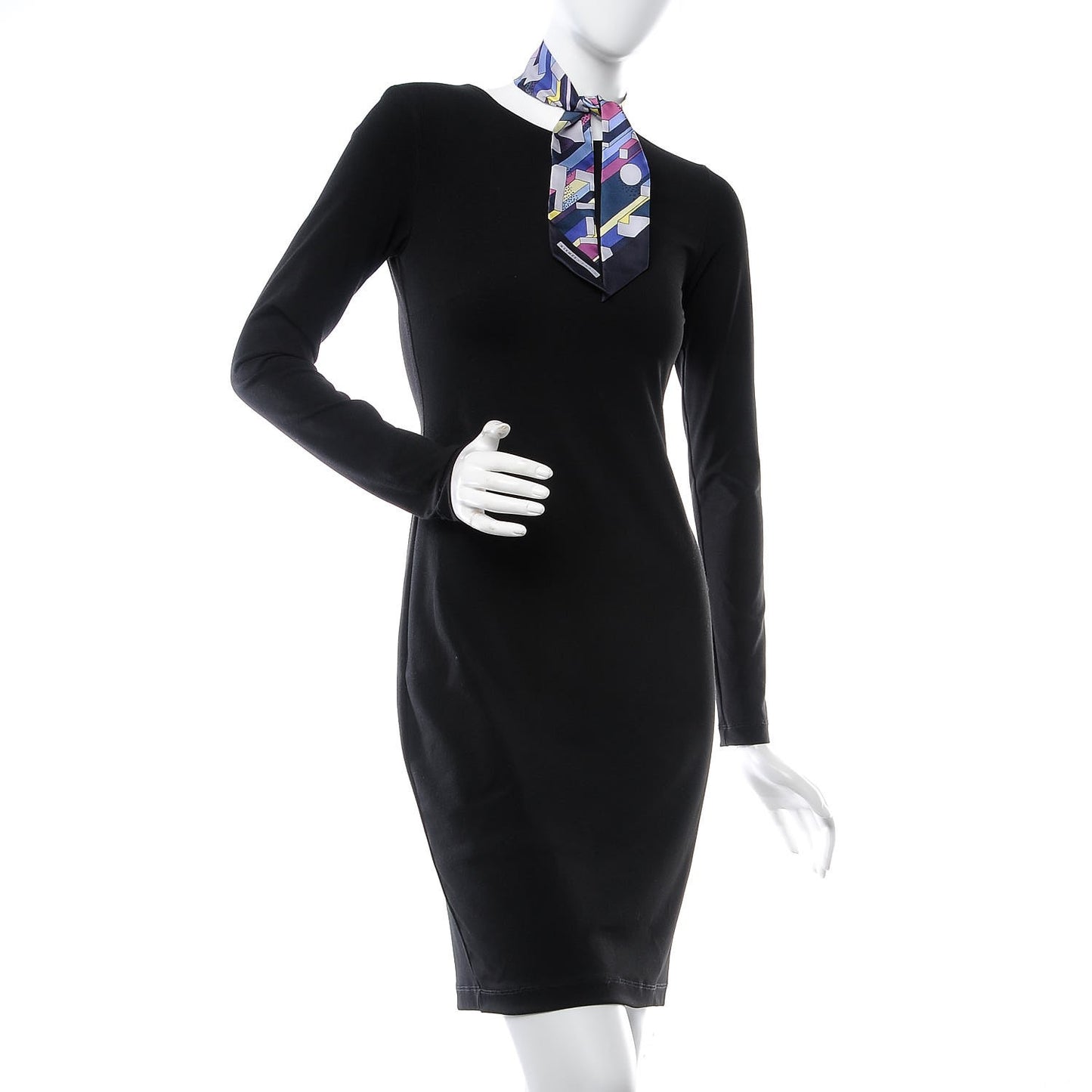 Silk On A Summer Day Twilly Black Jaune Soufre Parme