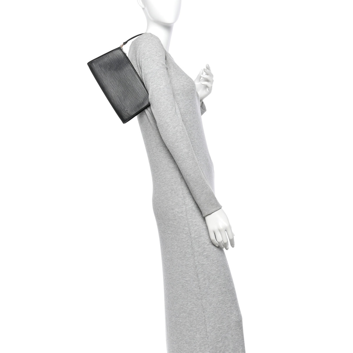 Louis Vuitton Epi Pochette Accessories 24 Black 2 of 12