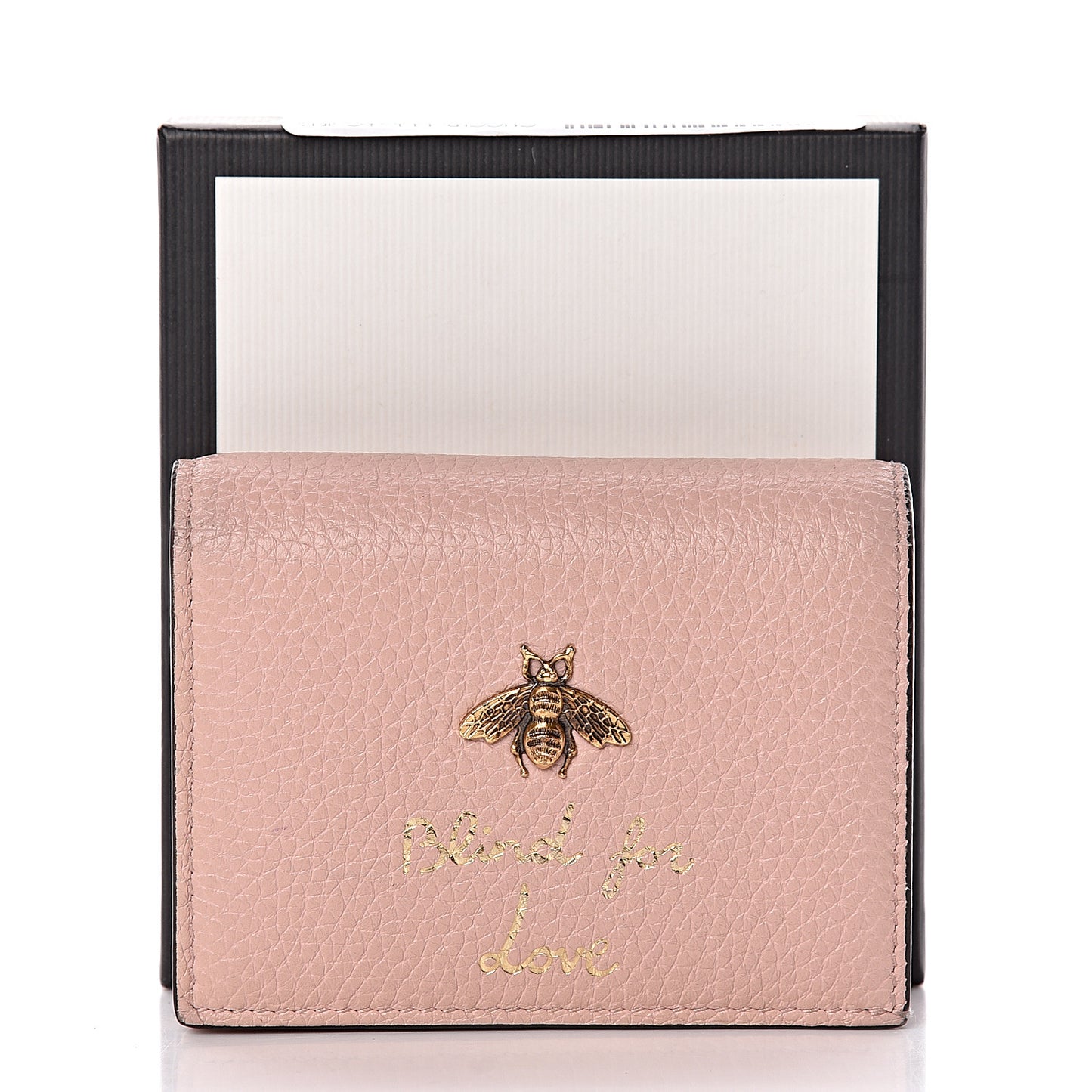 Cellarius Calfskin Blind for Love Animalier Card Case Perfect Pink