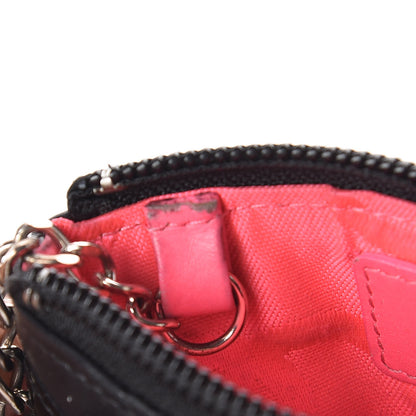 Chanel Calfskin Quilted Cambon Key Pouch Black 8 of 9