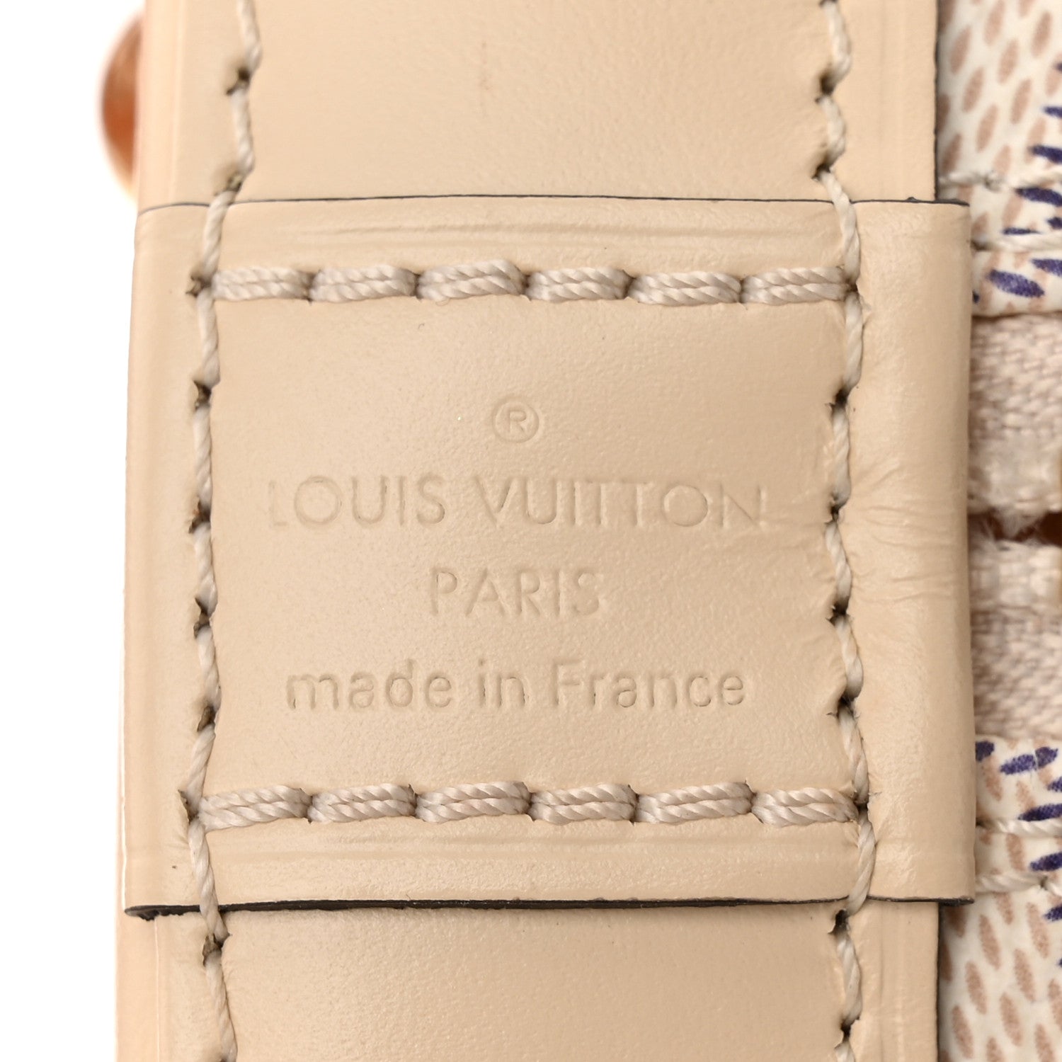 Louis Vuitton Damier Azur Braided Alma BB 6 of 19