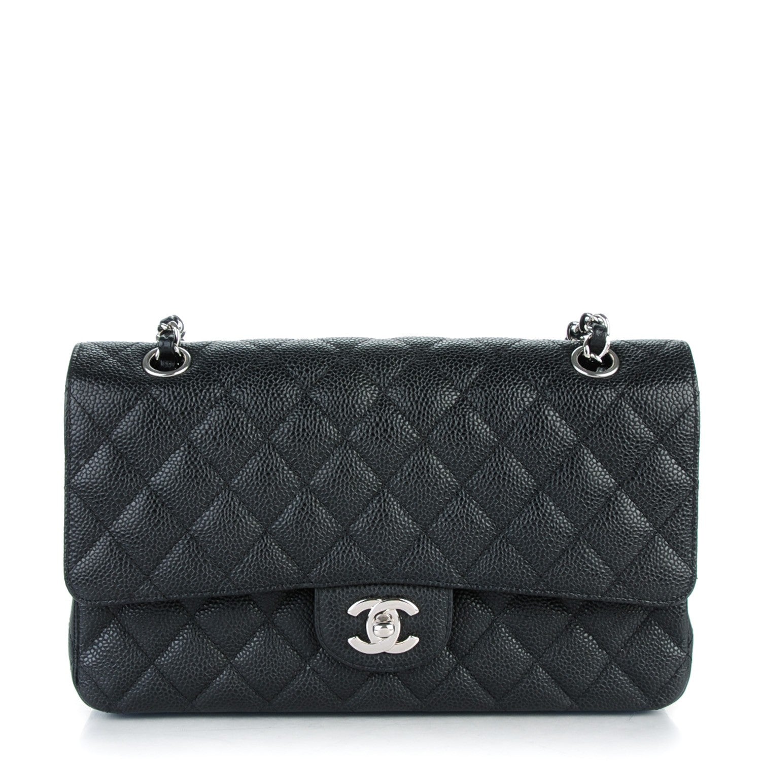 Chanel Caviar Quilted Medium Double Flap Black 1 of 8