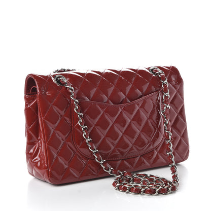 Chanel Patent Calfskin Quilted Medium Double Flap Red 3 of 10