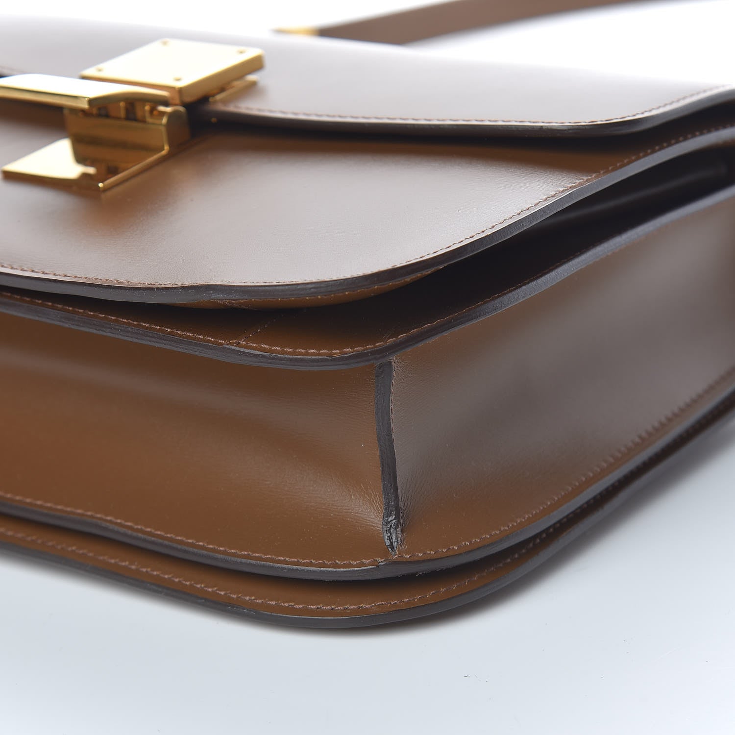 Celine Box Calfskin Medium Classic Box Flap Bag Camel 10 of 10