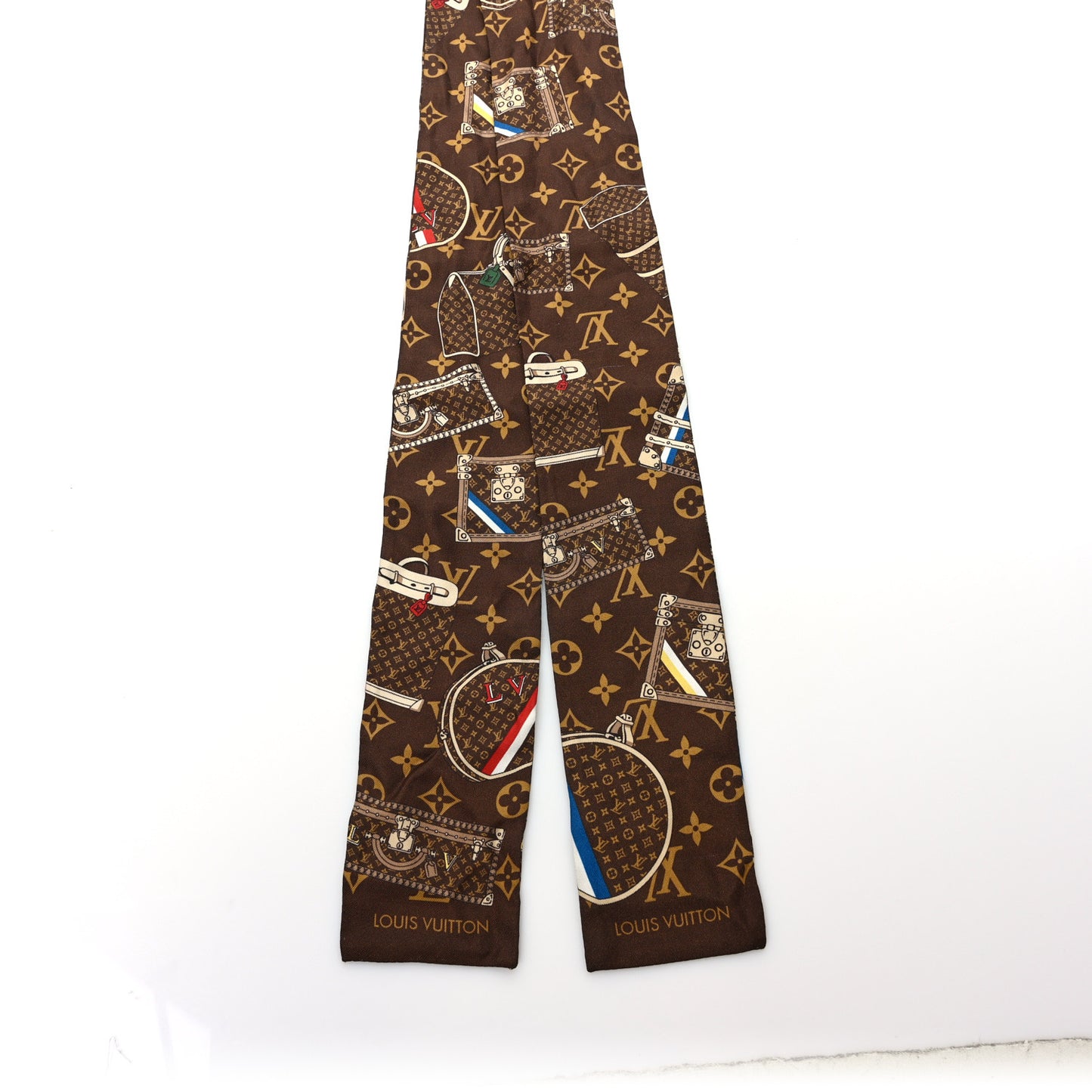 Silk Monogram Trunks Bandeau
