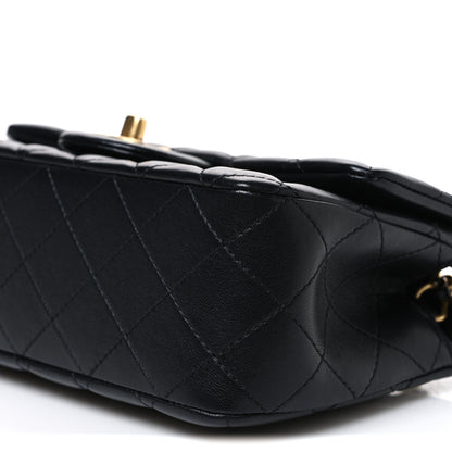 Chanel Lambskin Quilted Mini Rectangular Pearl Crush Flap Black 10 of 12