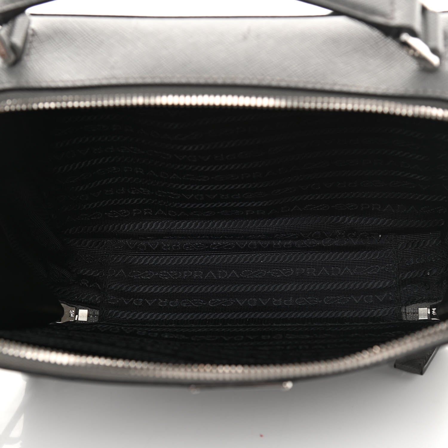 Prada Saffiano Travel Medium Brique Crossbody Bag Marmo 5 of 12