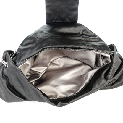 Chanel Satin Large Bow Bag Black 5 of 8