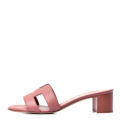 Hermes Epsom Oasis Sandals 37 Rose Aube 1 of 9