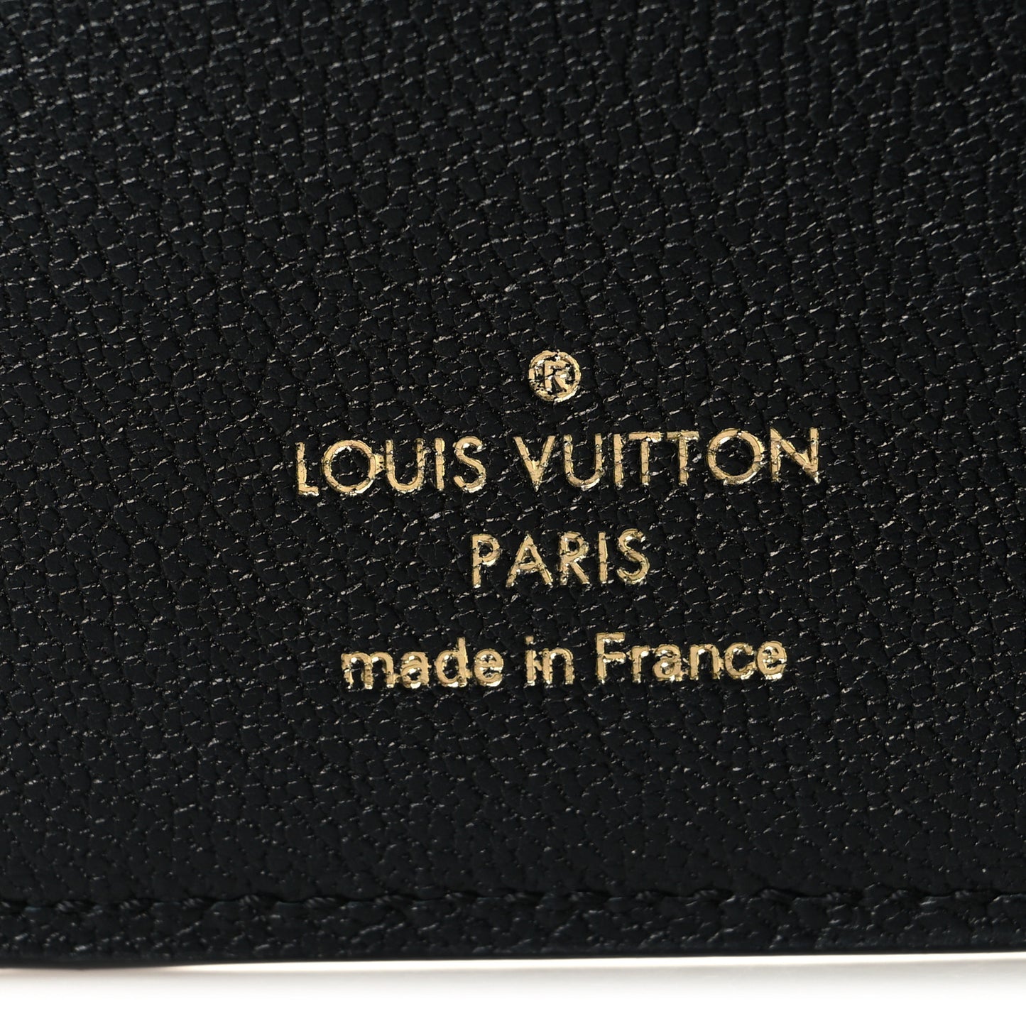 Lizard Monogram Wallet Black