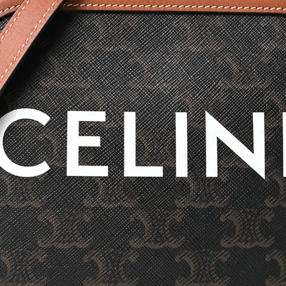 Celine Triomphe Canvas Small Camera Bag Tan 8 of 10
