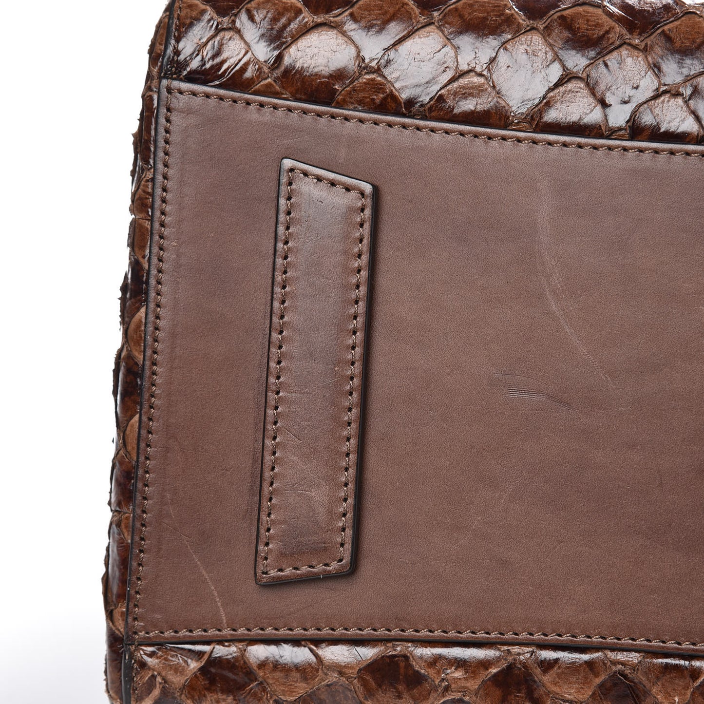 Calfskin Pirarucu Large Antigona Brown