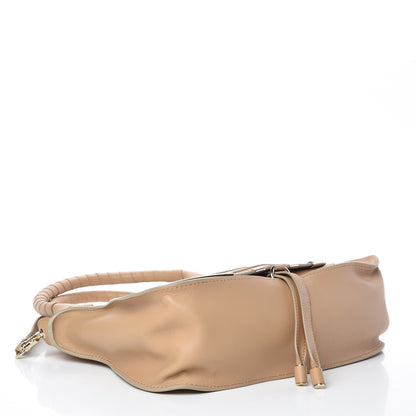 Chloe Calfskin Medium Marcie Metal Bar Trim Satchel Wet Sand 4 of 9