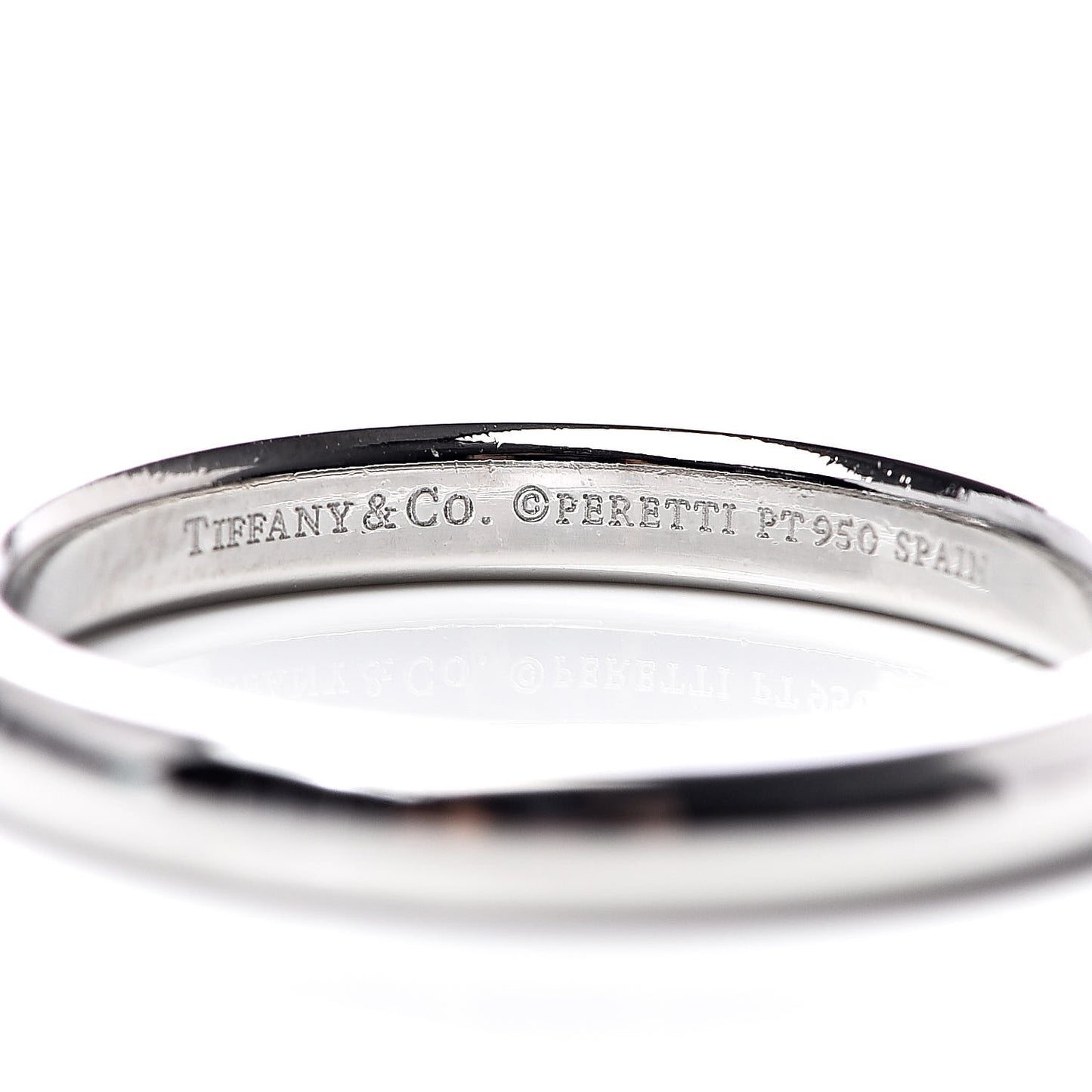 Platinum 3mm Classic Wedding Band Ring 54 6.75