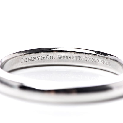 Tiffany Platinum 3mm Classic Wedding Band Ring 54 6.75 4 of 5
