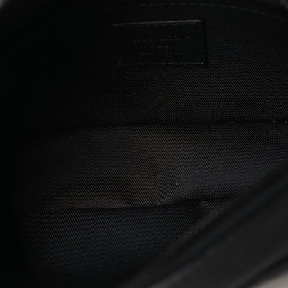 Louis Vuitton Calfskin Monogram Shadow Trocadero Wearable Wallet Black 5 of 10