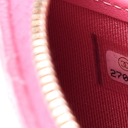 Chanel Caviar Quilted Large Gusset Zip Around Wallet Pink 7 of 12