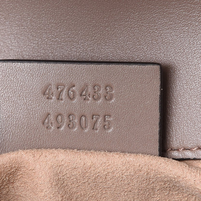 Gucci Calfskin Matelasse Super Mini GG Marmont Shoulder Bag Porcelain Rose 6 of 10