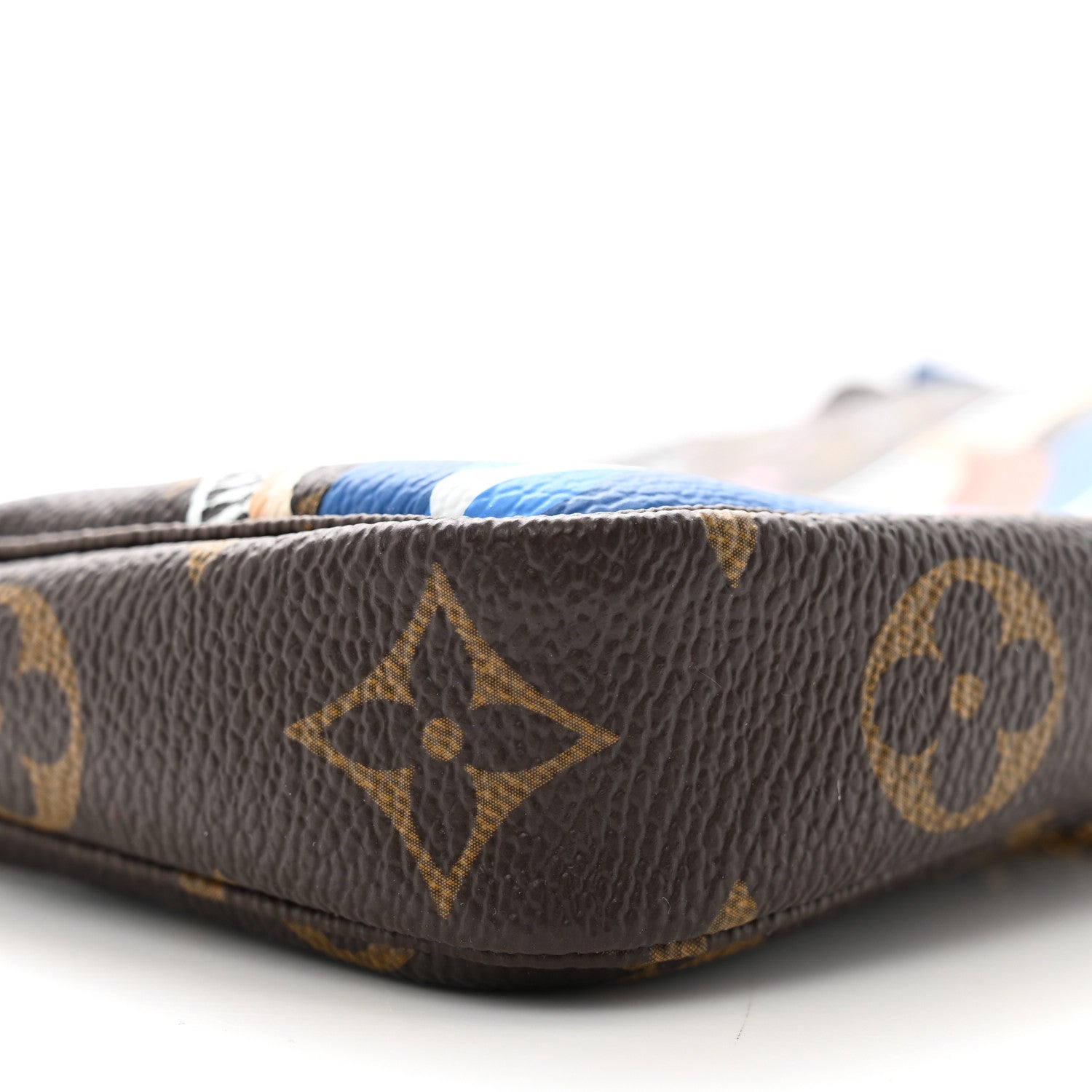 Louis Vuitton Monogram 2019 Christmas Animation Mini Venice Pochette Accessories Blue 8 of 11