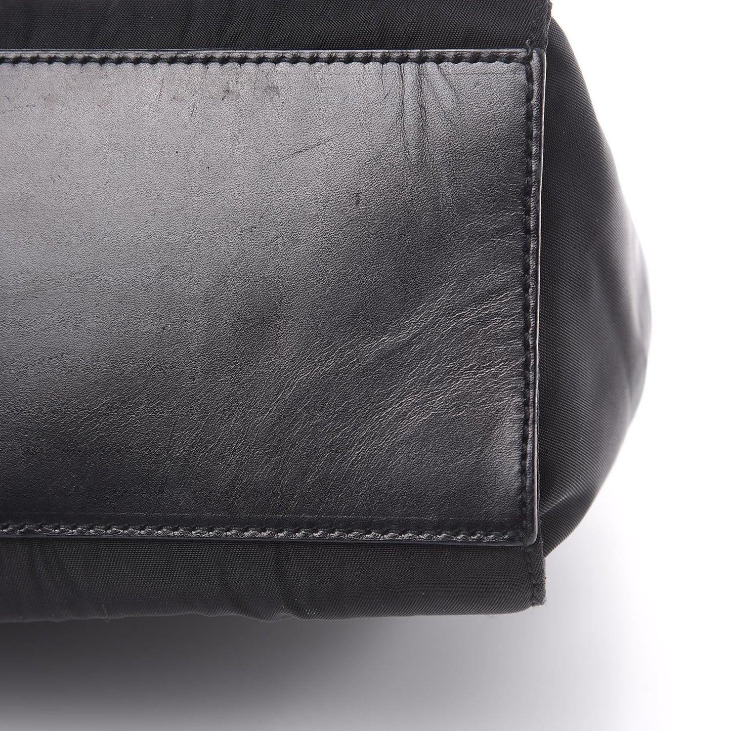 Tessuto Nylon Soft Calf Tote Black