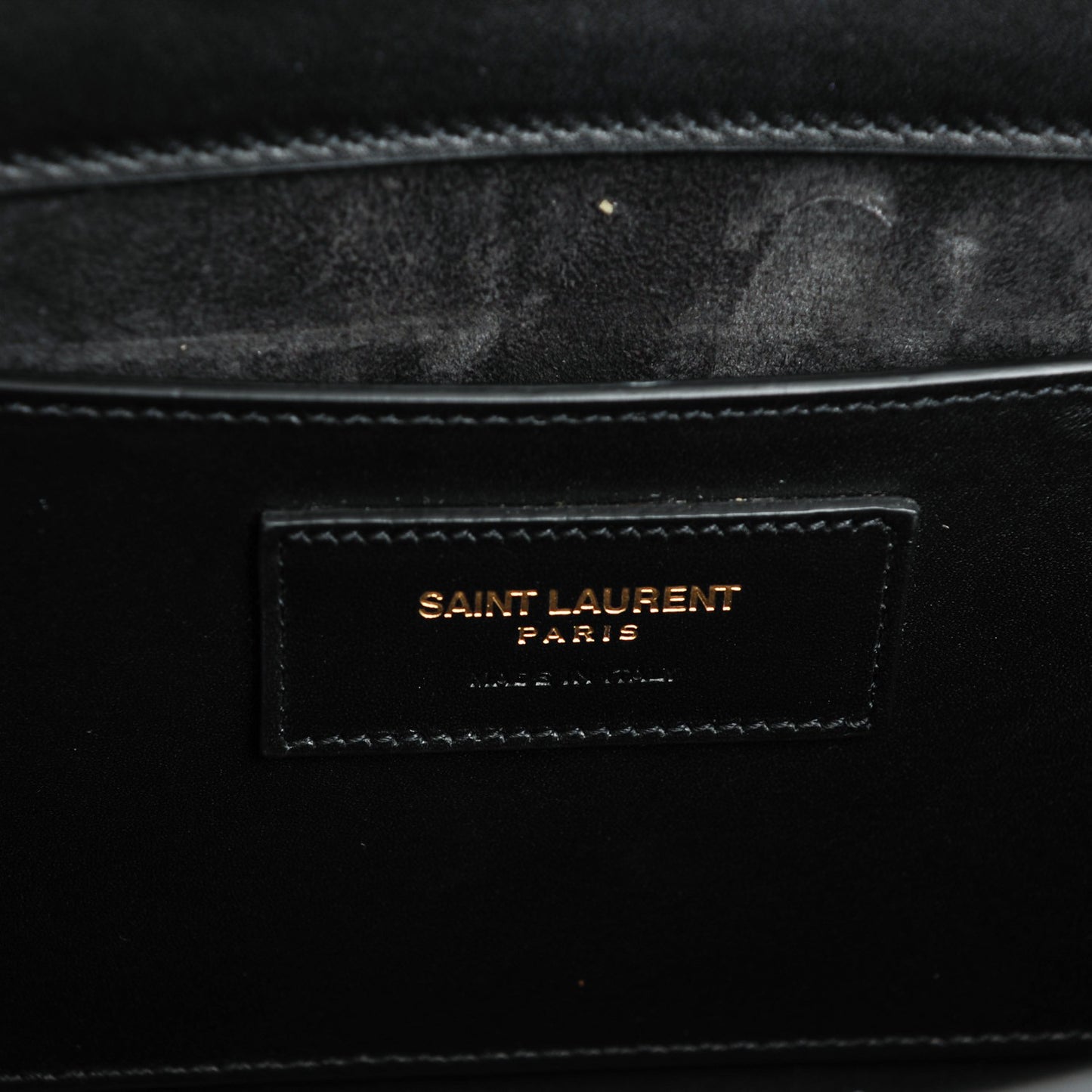 Calfskin Classic Monogram Tassel Clutch Black
