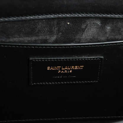 Saint Laurent Calfskin Classic Monogram Tassel Clutch Black 7 of 7