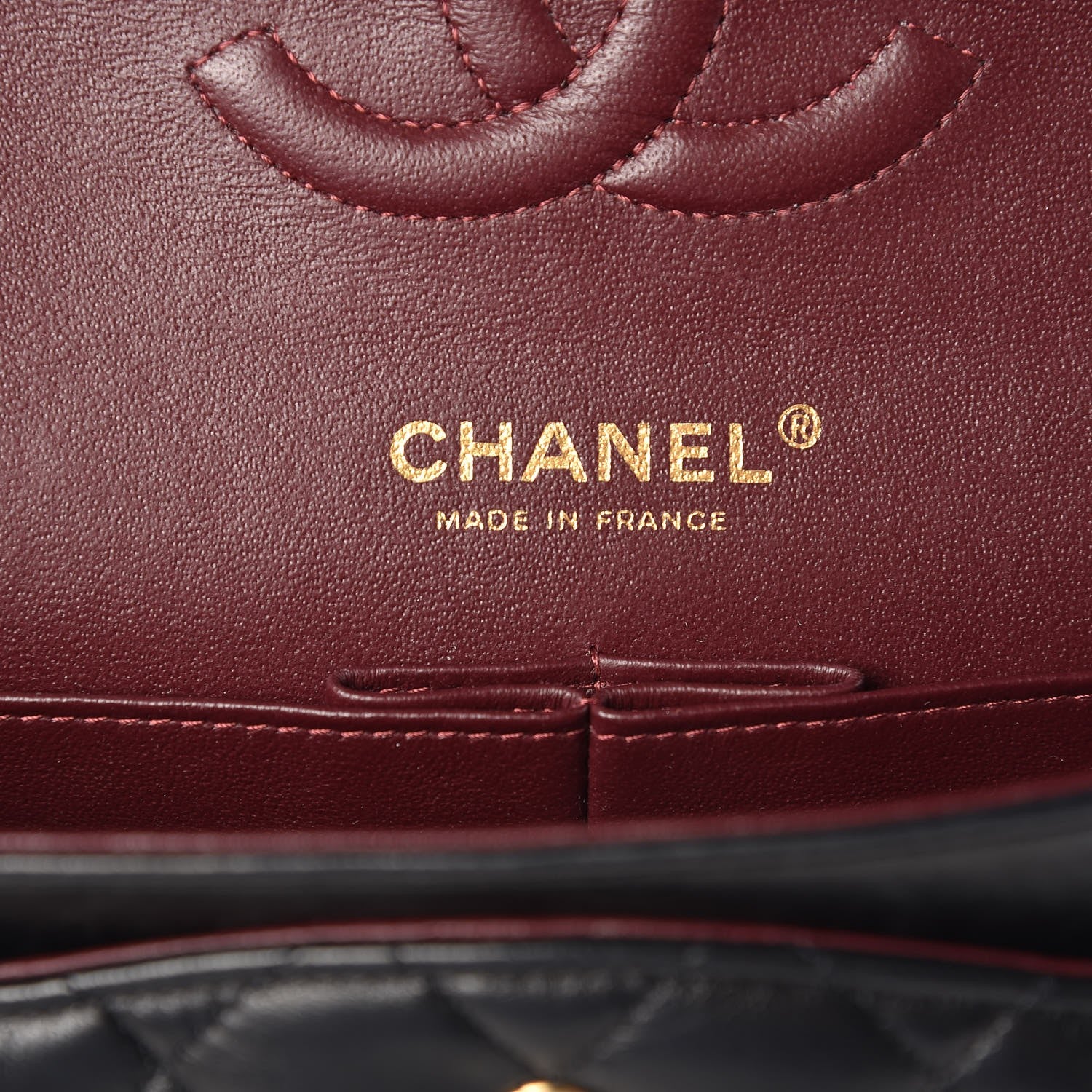Chanel Lambskin Quilted Medium Double Flap Black 7 of 15