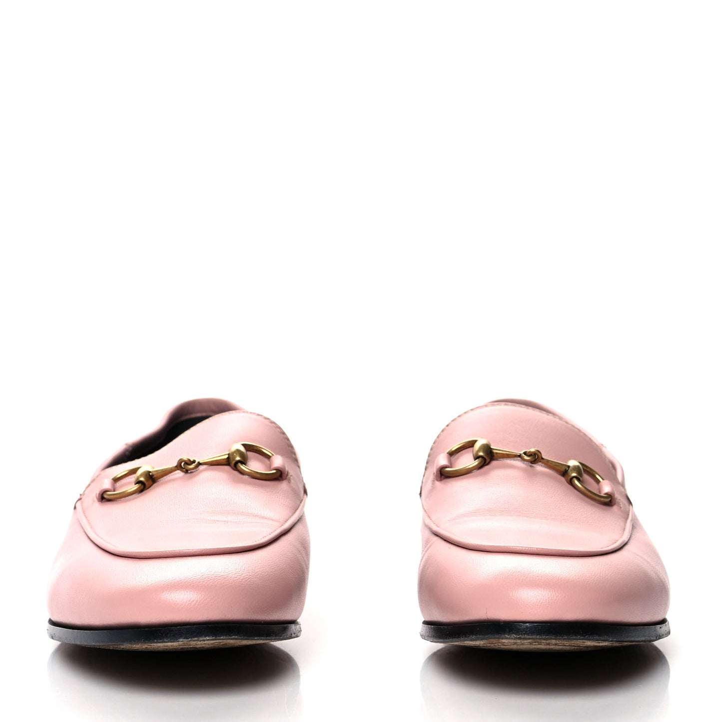 Lambskin Womens Brixton Horsebit Loafers 37 Perfect Pink