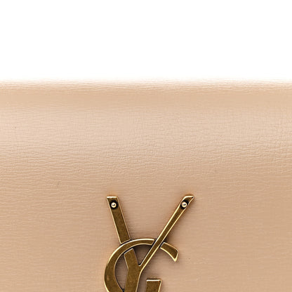 Saint Laurent Calfskin Monogram Sunset Chain Wallet Dark Beige 7 of 9