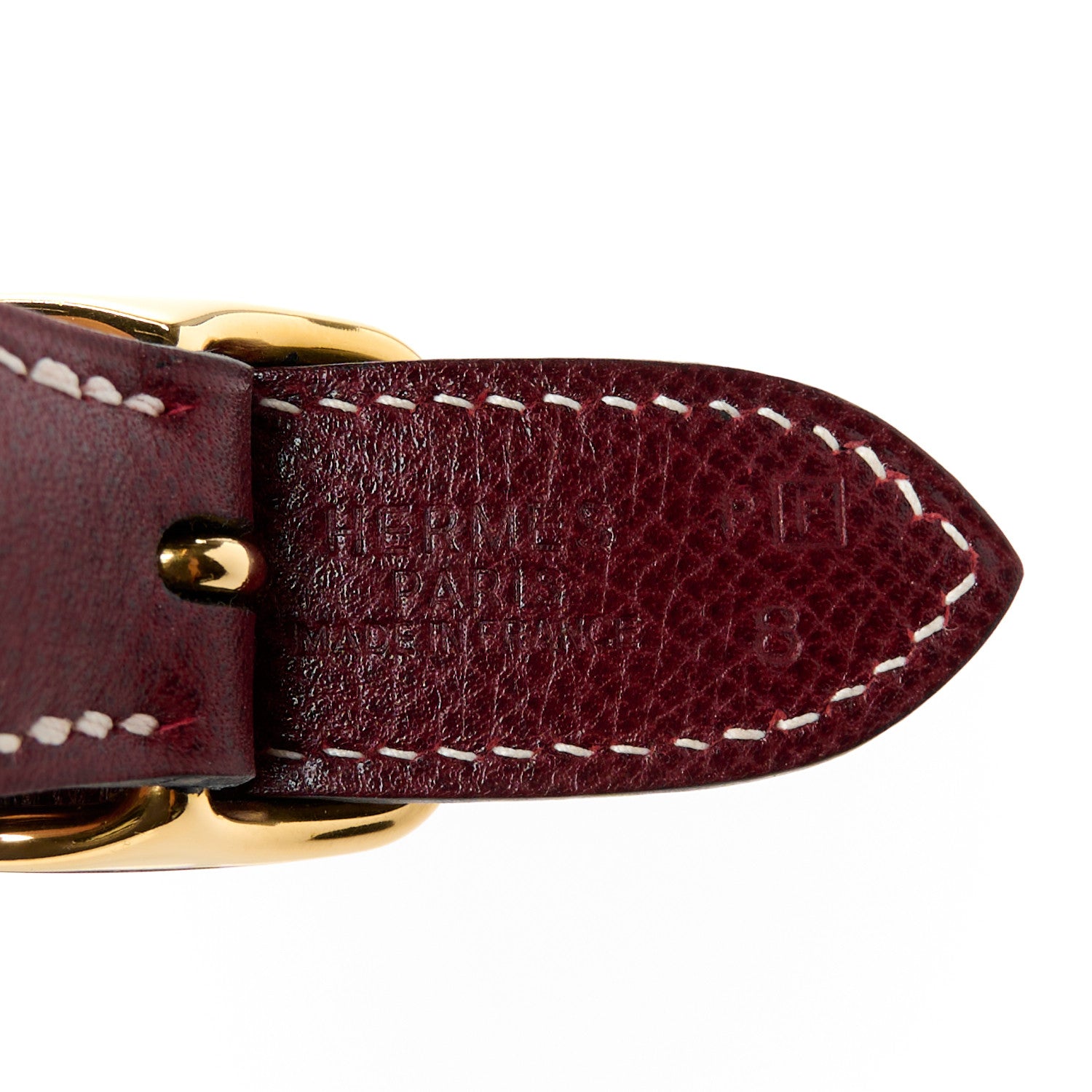 Hermes Courchevel Trim II 31 Rouge H 7 of 10
