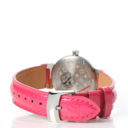 Louis Vuitton Stainless Steel Vernis 28mm Tambour Quartz Watch 4 of 11