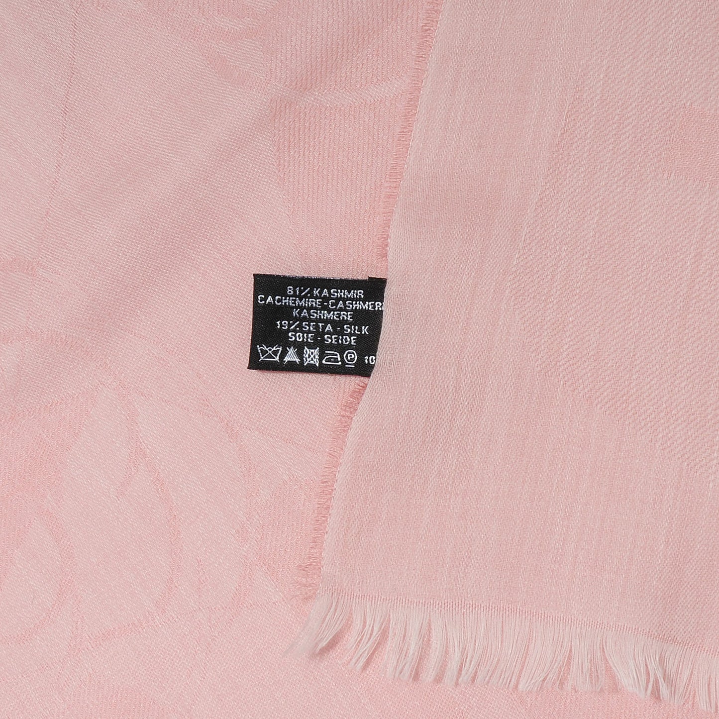Cashmere Silk Camellia Scarf Shawl Pink