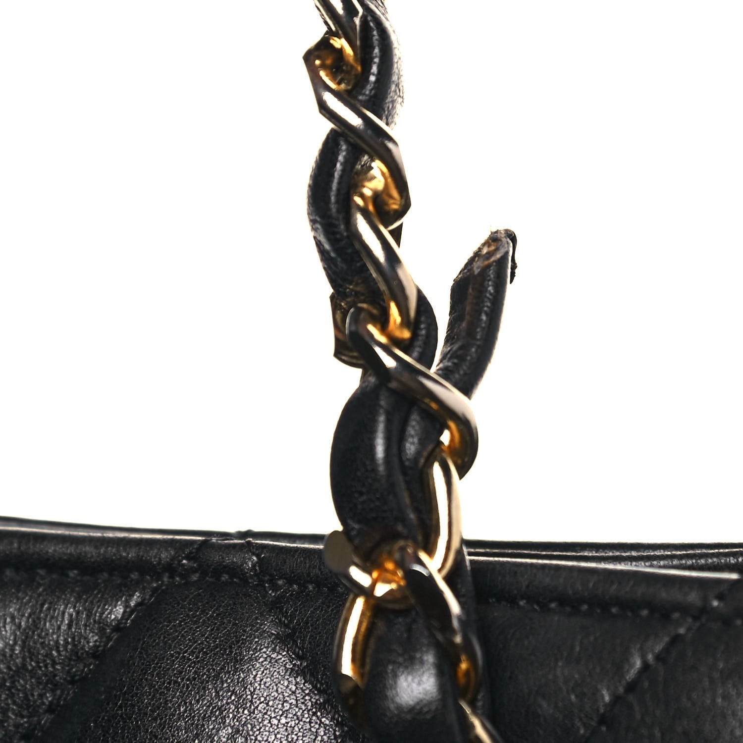 Chanel Lambskin Quilted Shoulder Bag Black 25 of 25