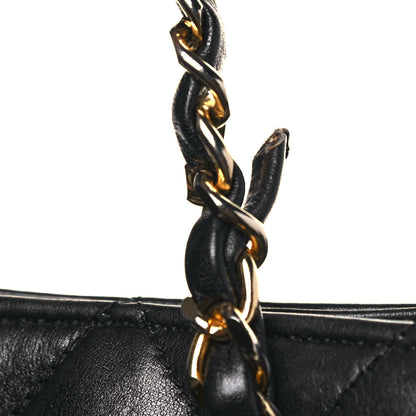 Chanel Lambskin Quilted Shoulder Bag Black 25 of 25